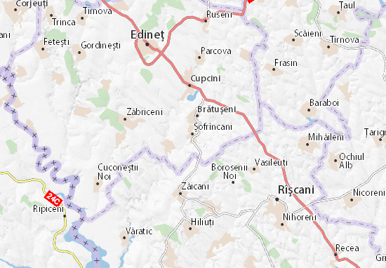Karte Stadtplan Şofrîncani
