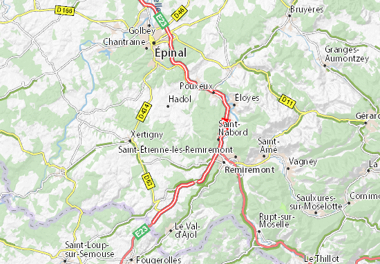 carte michelin raon aux bois plan raon aux bois viamichelin