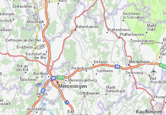 Karte Stadtplan Lauben