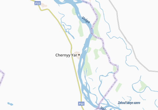 Chernyy Yar Map