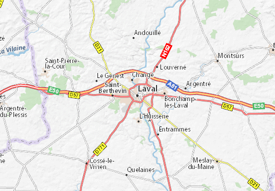 Laval Map