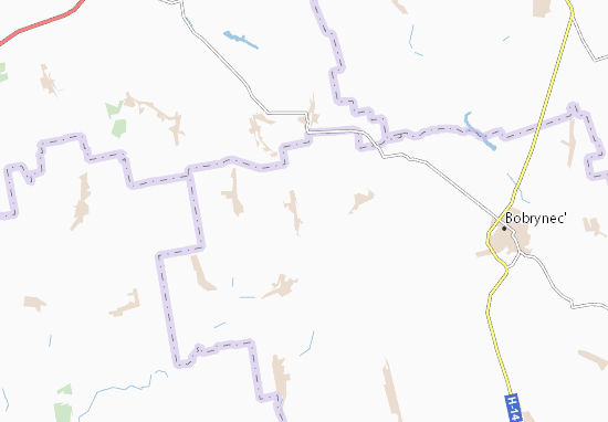 Karte Stadtplan Chervonozorivka