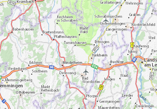 Karte Stadtplan Unter Rammingen