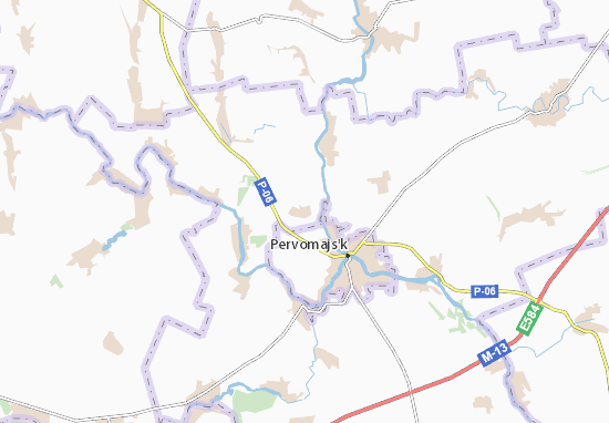 Karte Stadtplan Boleslavchyk