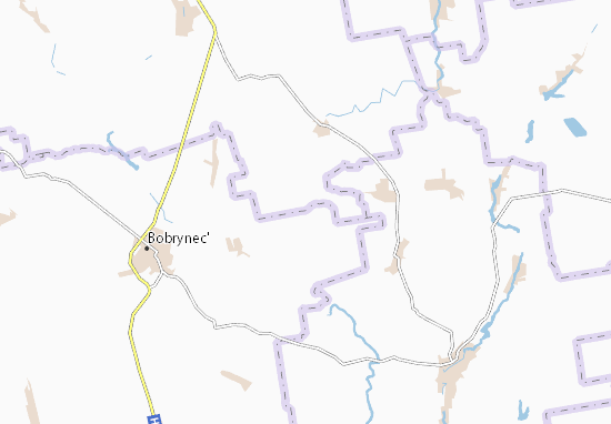 Karte Stadtplan Verkhn&#x27;oinhul&#x27;s&#x27;ke