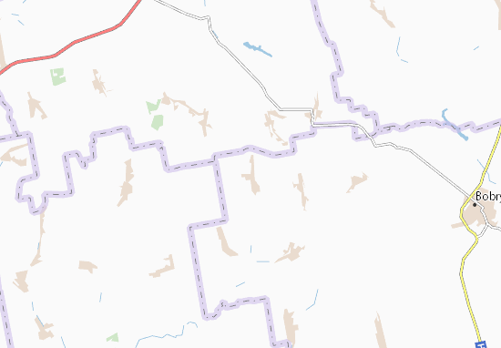 Kaart Plattegrond Pavlohirkivka