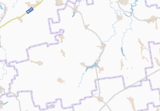 Kaart Plattegrond Druzhelyubivka