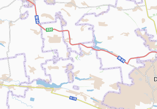Karte Stadtplan Dolynivka
