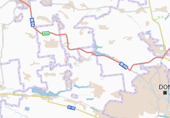 Karte Stadtplan Halytsynivka