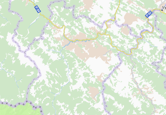 Mapa Zamahora