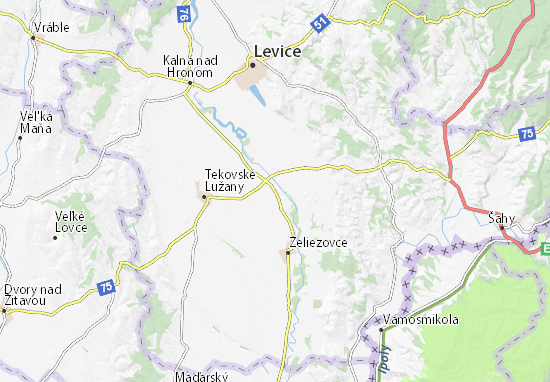 Karte Stadtplan Vel&#x27;ké Šarovce