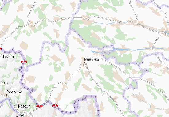 Kaart Plattegrond Kodyma