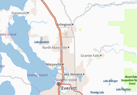 Mapa North Marysville