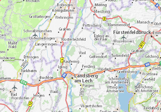 Karte Stadtplan Weil