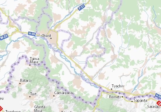 Karte Stadtplan Krainykovo