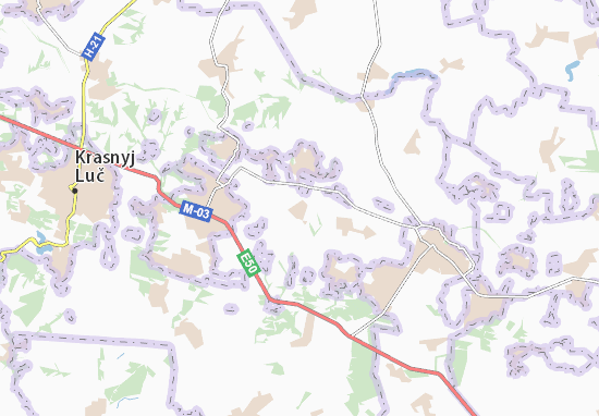 Kaart Plattegrond Rafailivka