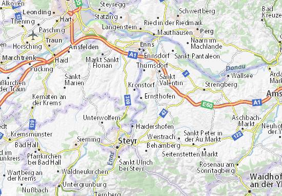 Ernsthofen Map