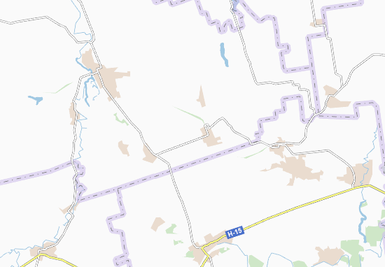 Karte Stadtplan Zhuravlynka