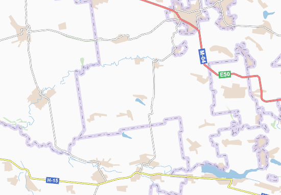 Kaart Plattegrond Novojelyzavetivka