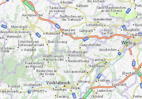 Karte Stadtplan Altenhof am Hausruck