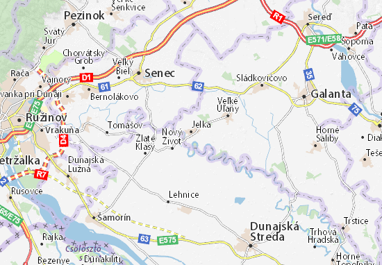 Karte Stadtplan Jelka