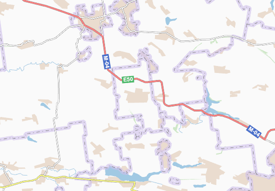 Karte Stadtplan Selydove