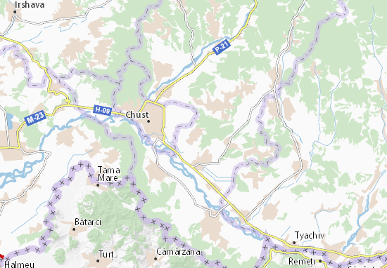 Mapa Boronyava