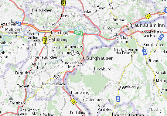Burghausen Map