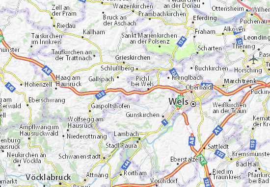 Kematen am Innbach Map