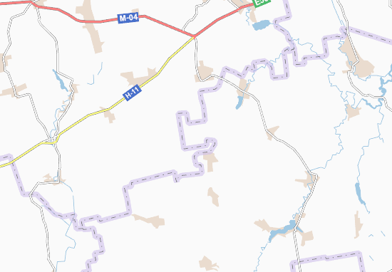 Karte Stadtplan Yakymivka