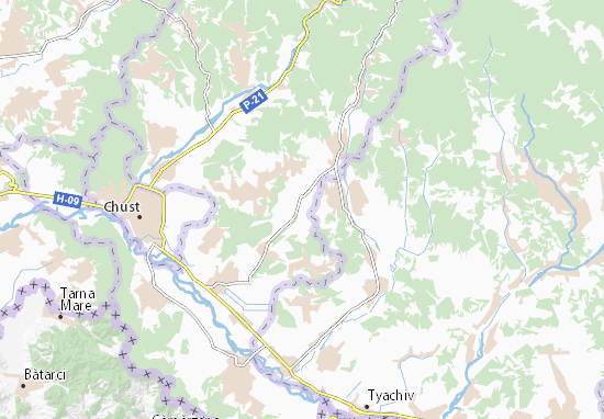 Karte Stadtplan Zolotar&#x27;ovo