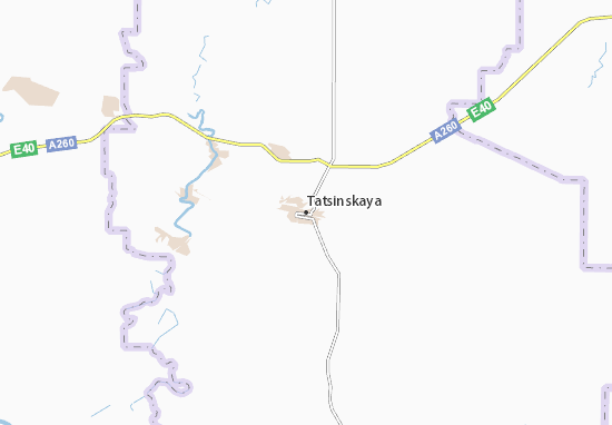 Kaart Plattegrond Tatsinskaya