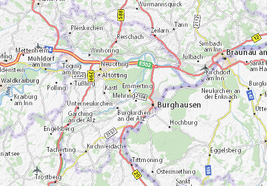 Karte Stadtplan Hohenwart