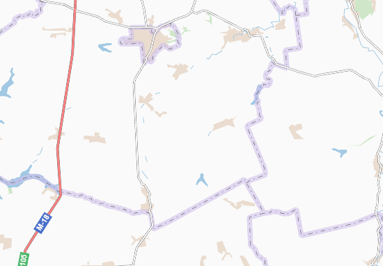 Karte Stadtplan Shevchenkivs&#x27;ke