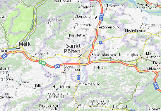 Mapas-Planos Sankt Pölten