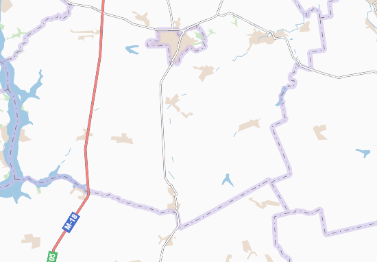 Kaart Plattegrond Nadezhdyne