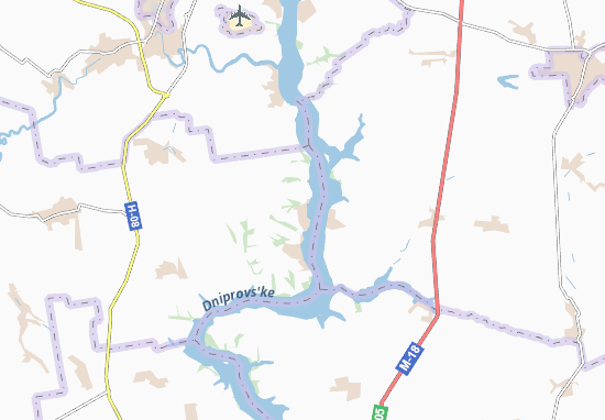 Mykil&#x27;s&#x27;ke-na-Dnipri Map