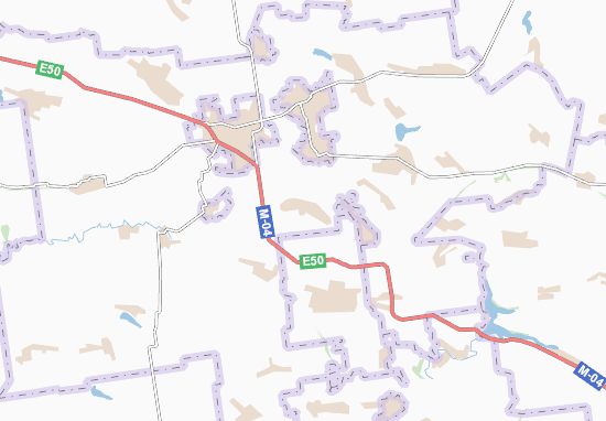 Karte Stadtplan Lysivka