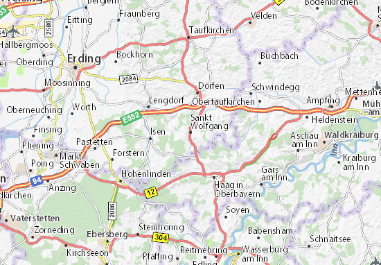 Sankt Wolfgang Map