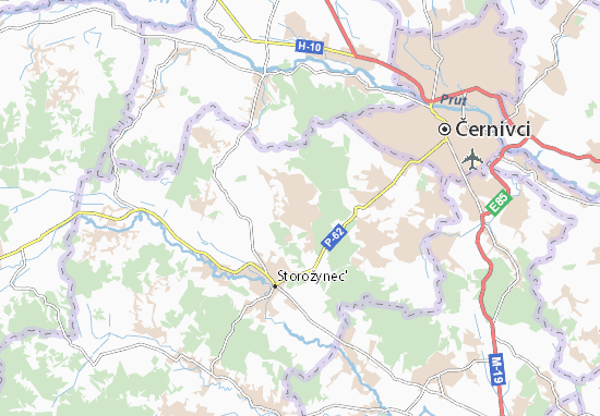 Karte Stadtplan Stari Broskivtsi