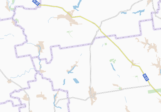Karte Stadtplan Sukhodil&#x27;s&#x27;ke