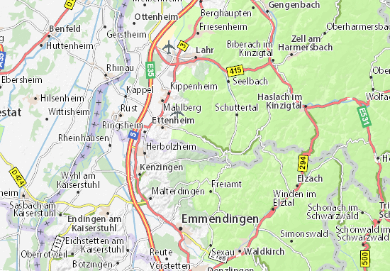 Karte Stadtplan Ettenheimmünster