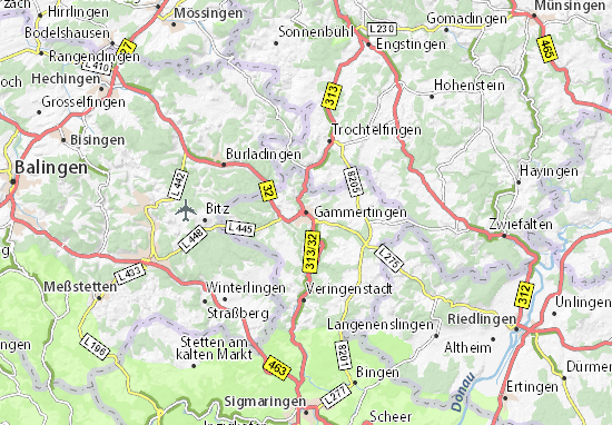 Mapa Gammertingen