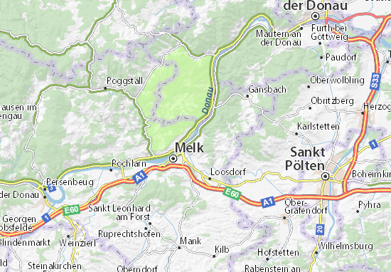 Schönbühel an der Donau Map