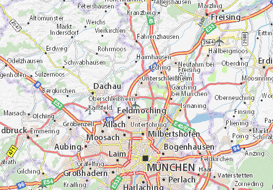 Oberschleißheim Map