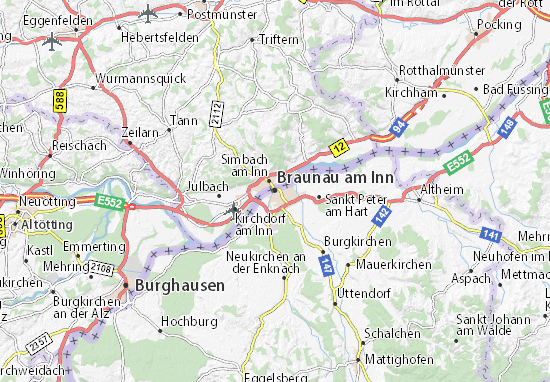 Braunau am Inn Map