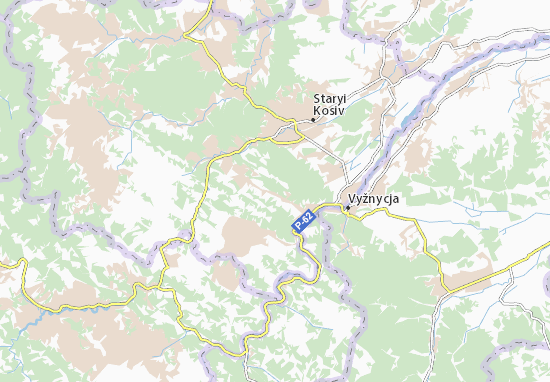 Karte Stadtplan Malyi Rozhyn