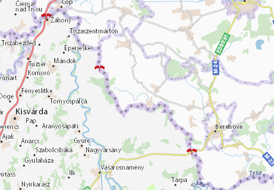 Karte Stadtplan Popovo