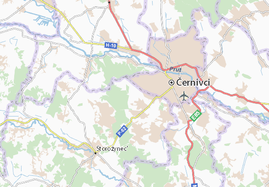 Karte Stadtplan Dubove
