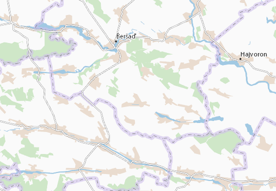 Karte Stadtplan Lisnyche